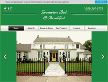 Tablet Screenshot of greenviewbandb.com